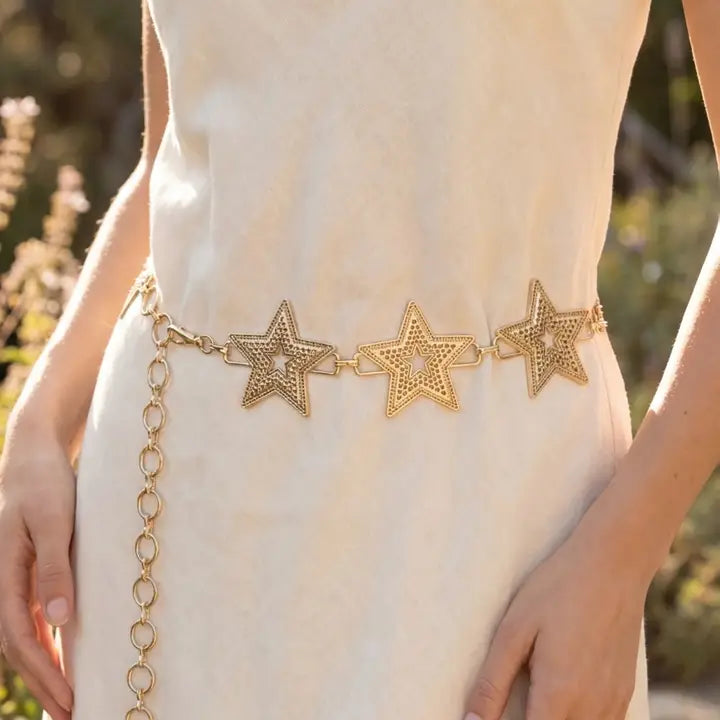 Star Chain Textured Belt – PISTOLS-N-VIXENS