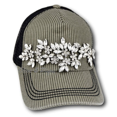 Floral Bling Truckers Hats ( 2 Colors )
