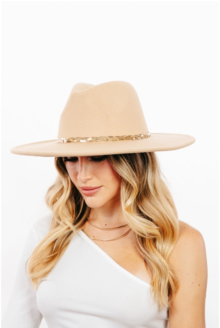 Braided Snake Chain Fedora (3 Colors)