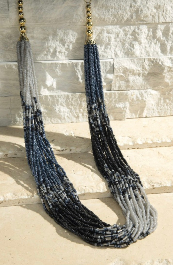 Seed Bead Layered Necklace