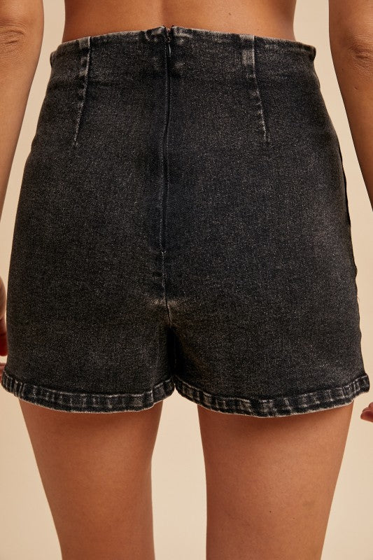Katrina Stretch Denim Skort