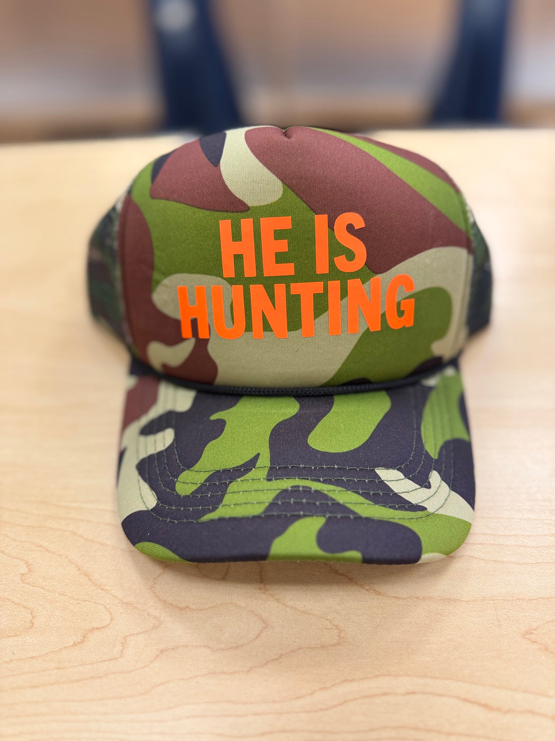 He Is Hunting Trucker Hat