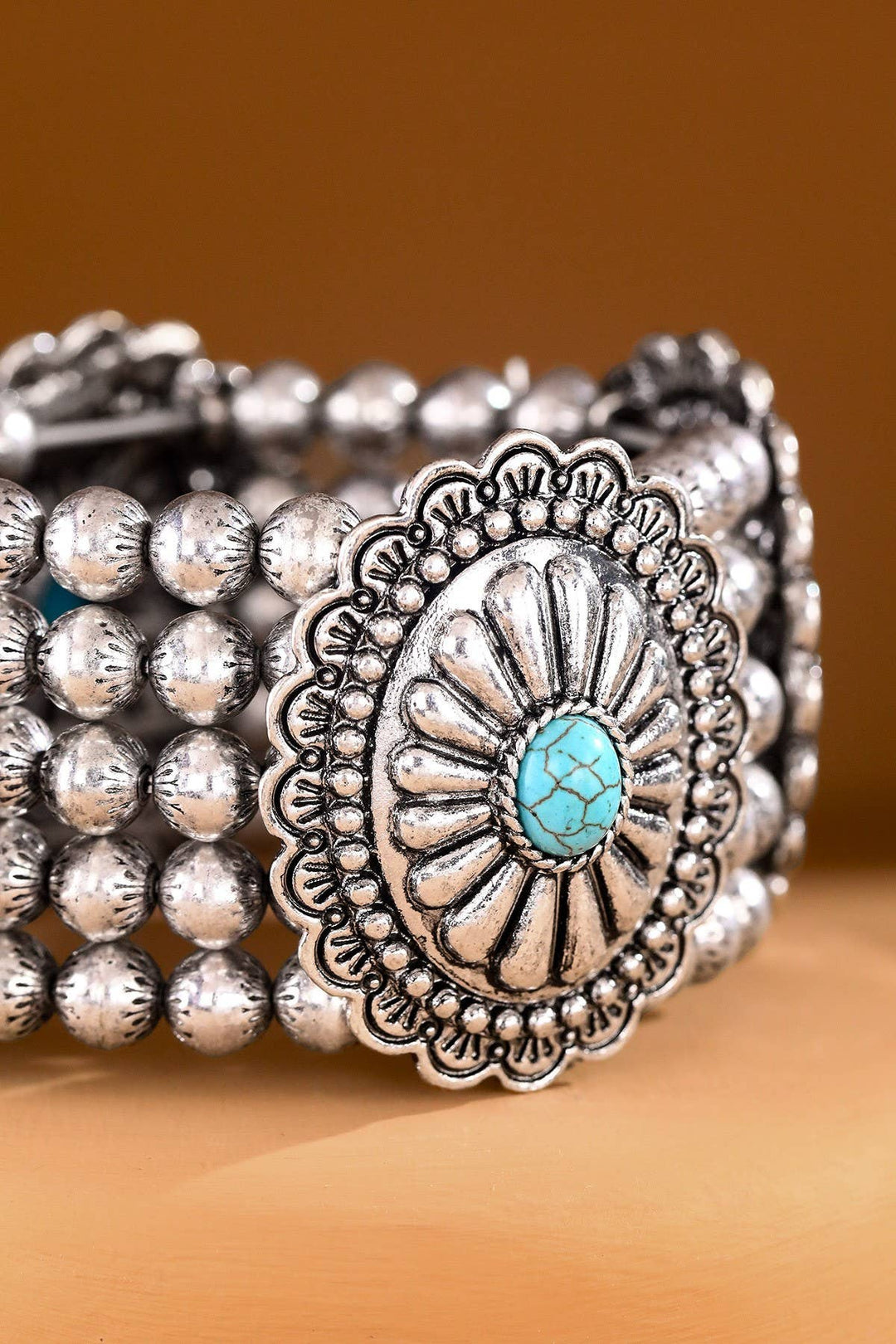 Navajo Concho Stretch Bracelet