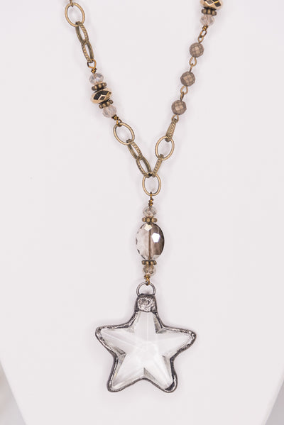 Shooting Star Long Necklace