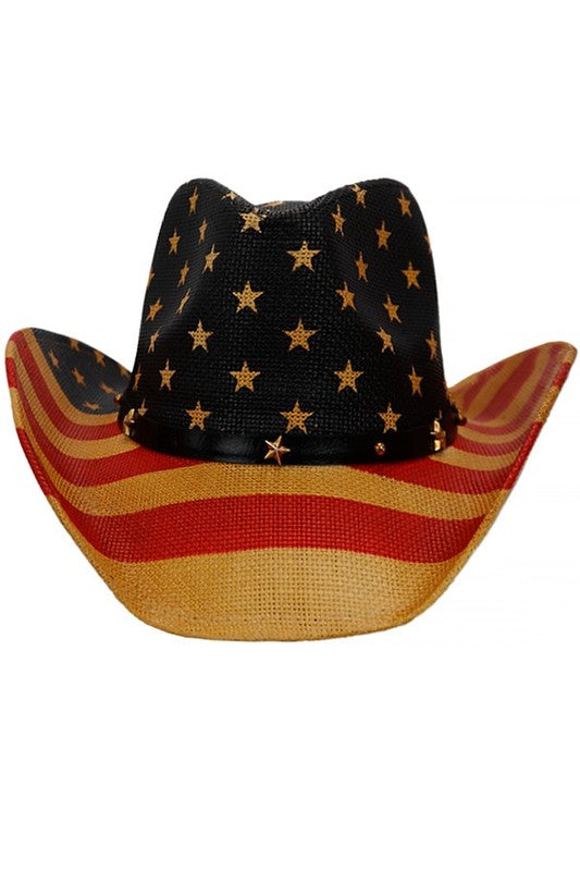 All American Straw Cowboy Hat
