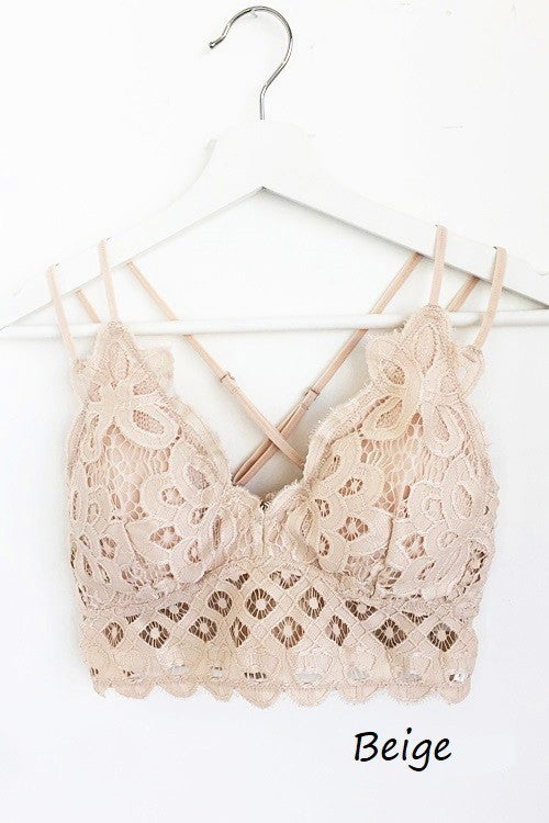 Fall Crochet Lace Bralettes
