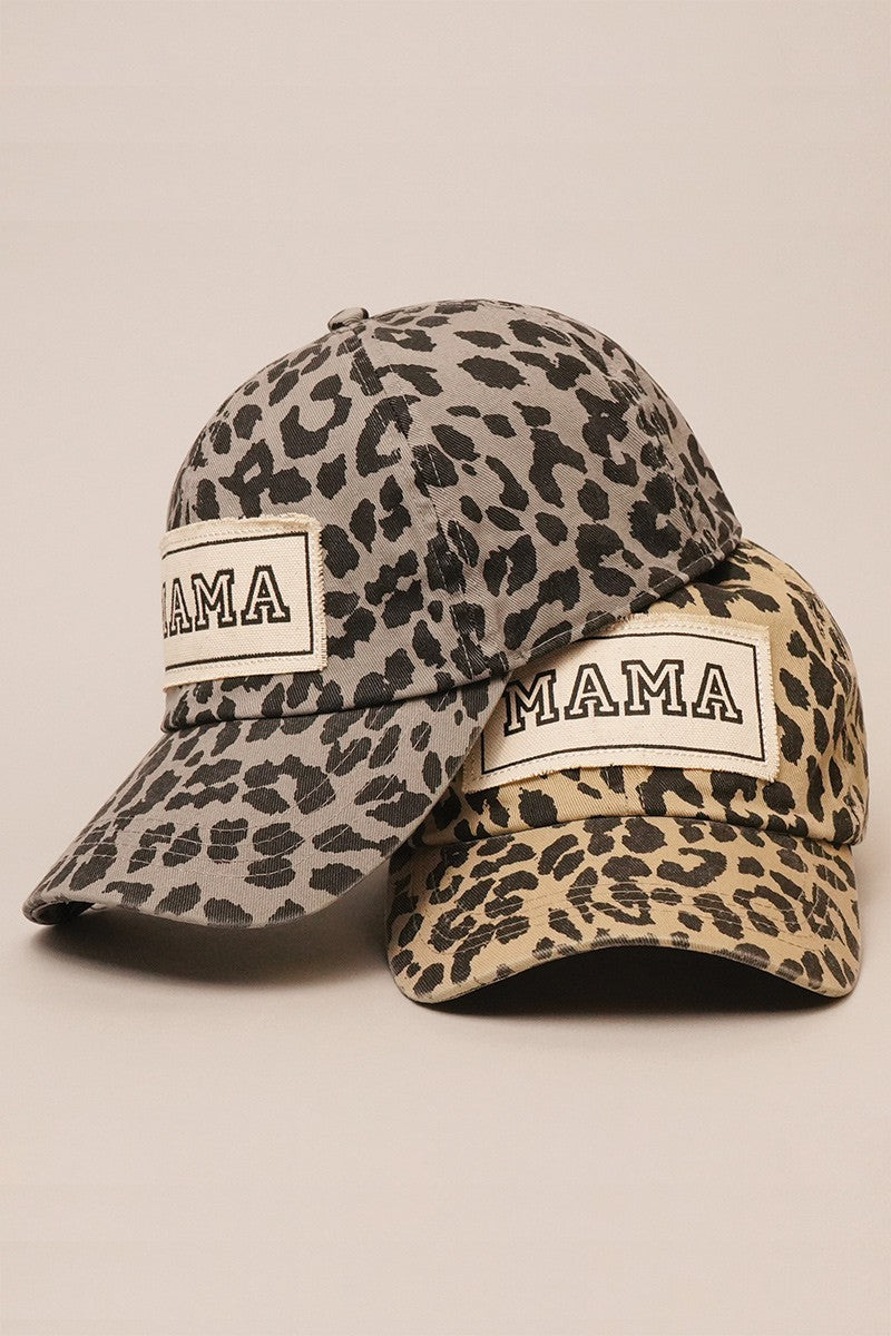 Animal Print MAMA Baseball Hat
