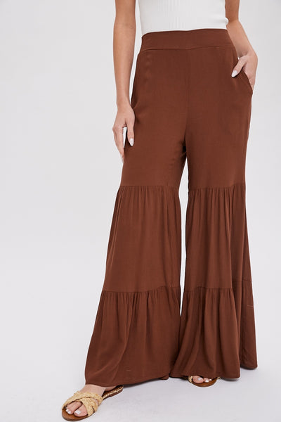 Dynamic Motion Tiered Ruffle Pants (2 colors)