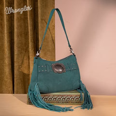Fringe Buckle Boho Bag