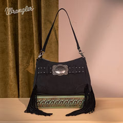 Fringe Buckle Boho Bag