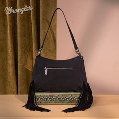 Fringe Buckle Boho Bag