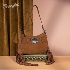 Fringe Buckle Boho Bag