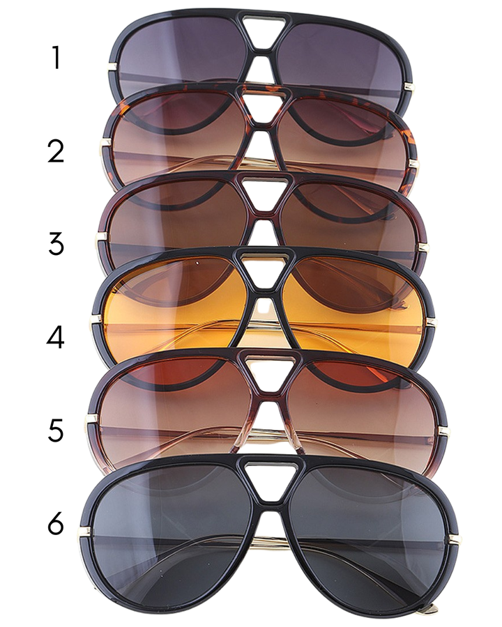 Retro Aviator Sunglasses