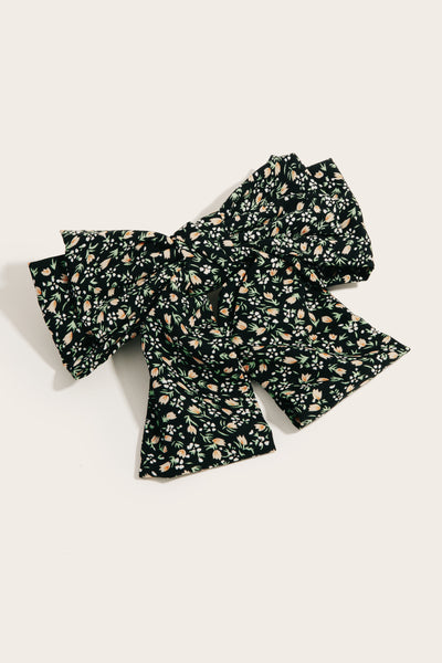 Multi Floral Ribbon Hair Clip (2 Colors)