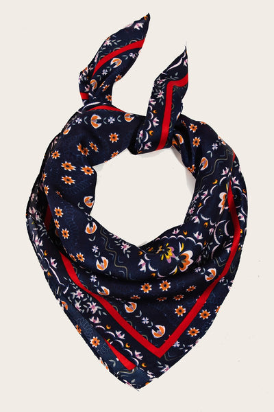 Multi Floral Print Scarf (2 Colors)