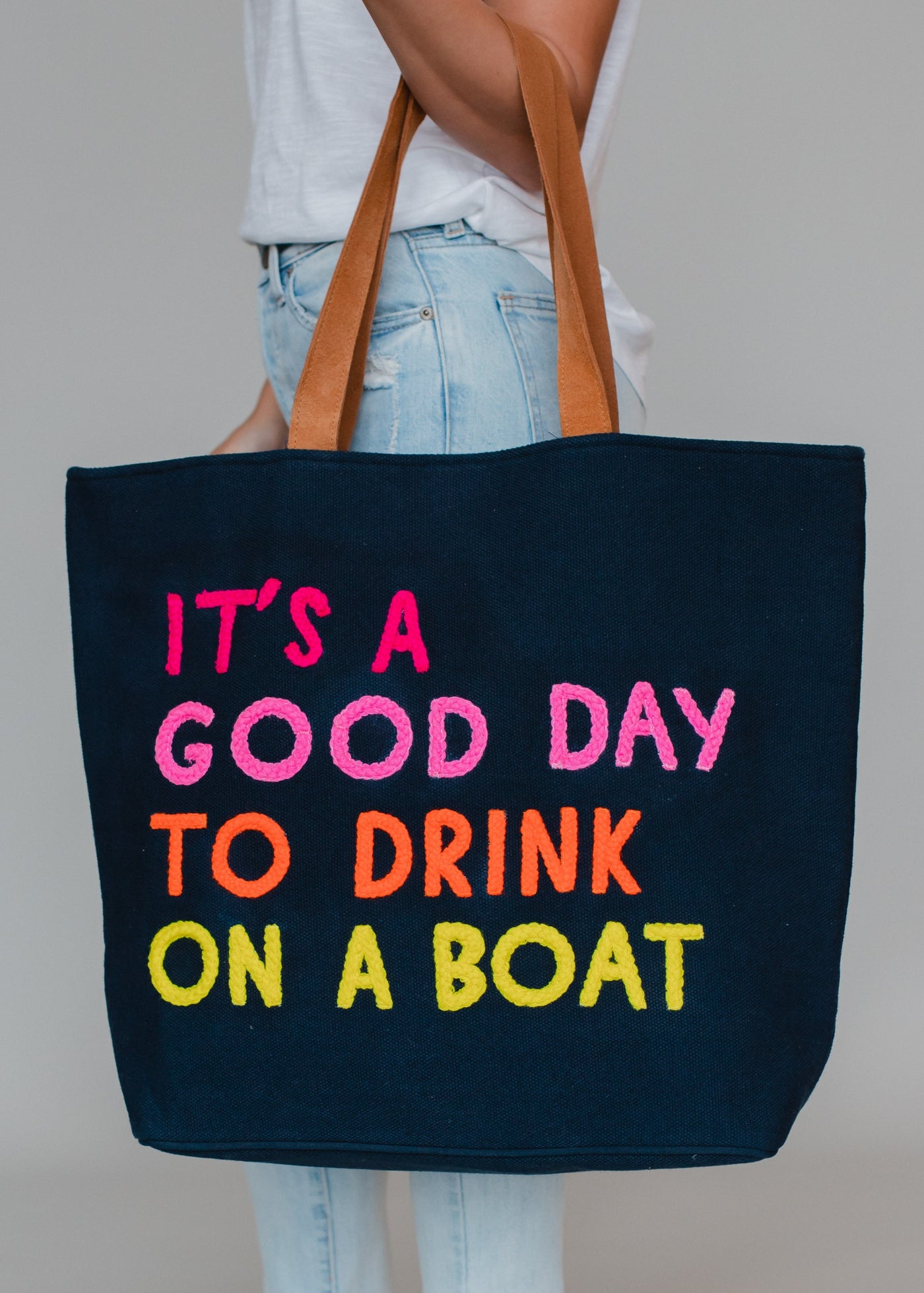 It's a Good Day To Drink On A Boat Tote