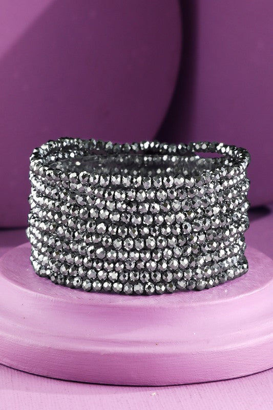 Starlight Bead Bracelet Stack