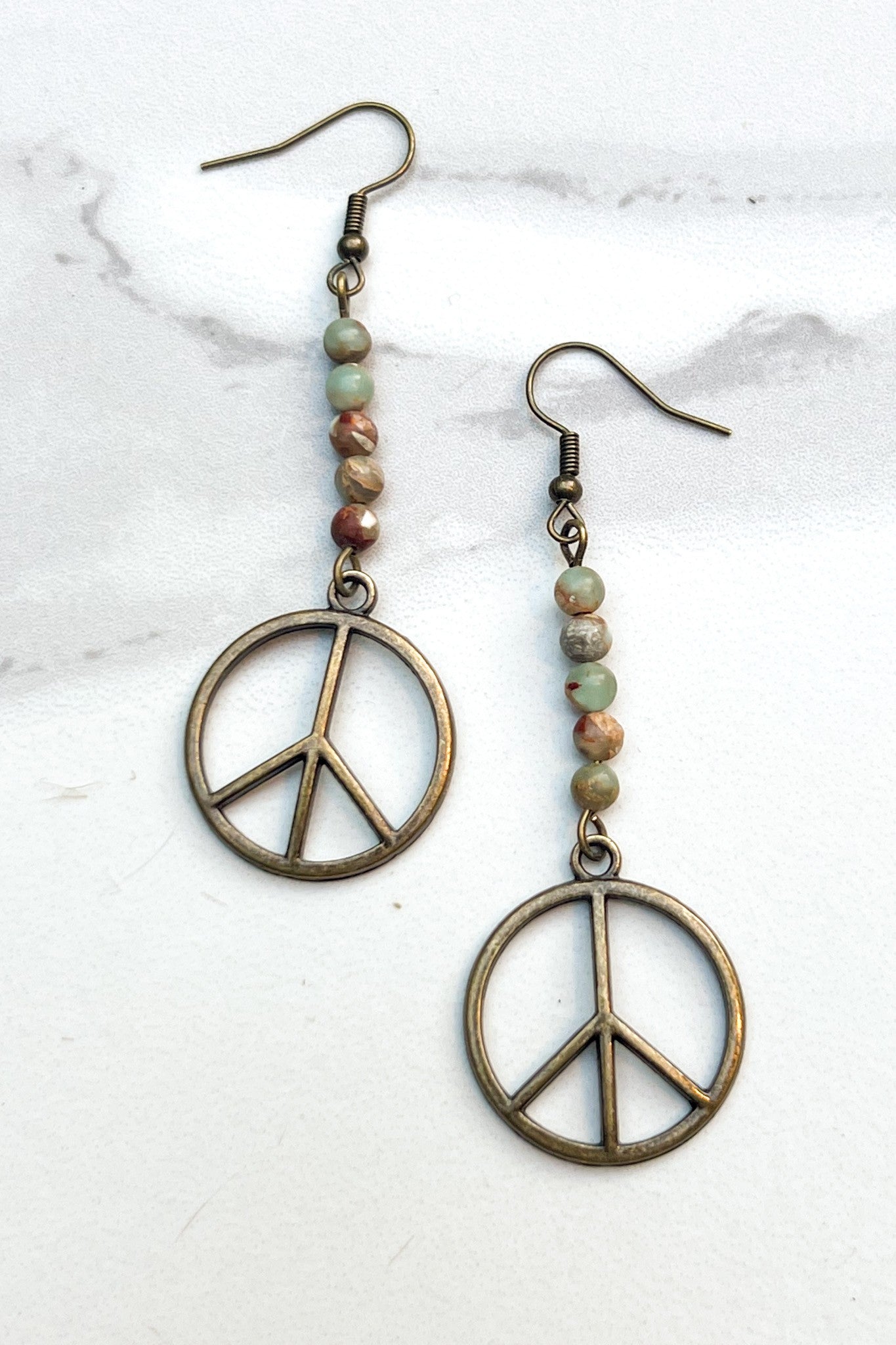 Imperial Jasper Bead Earrings