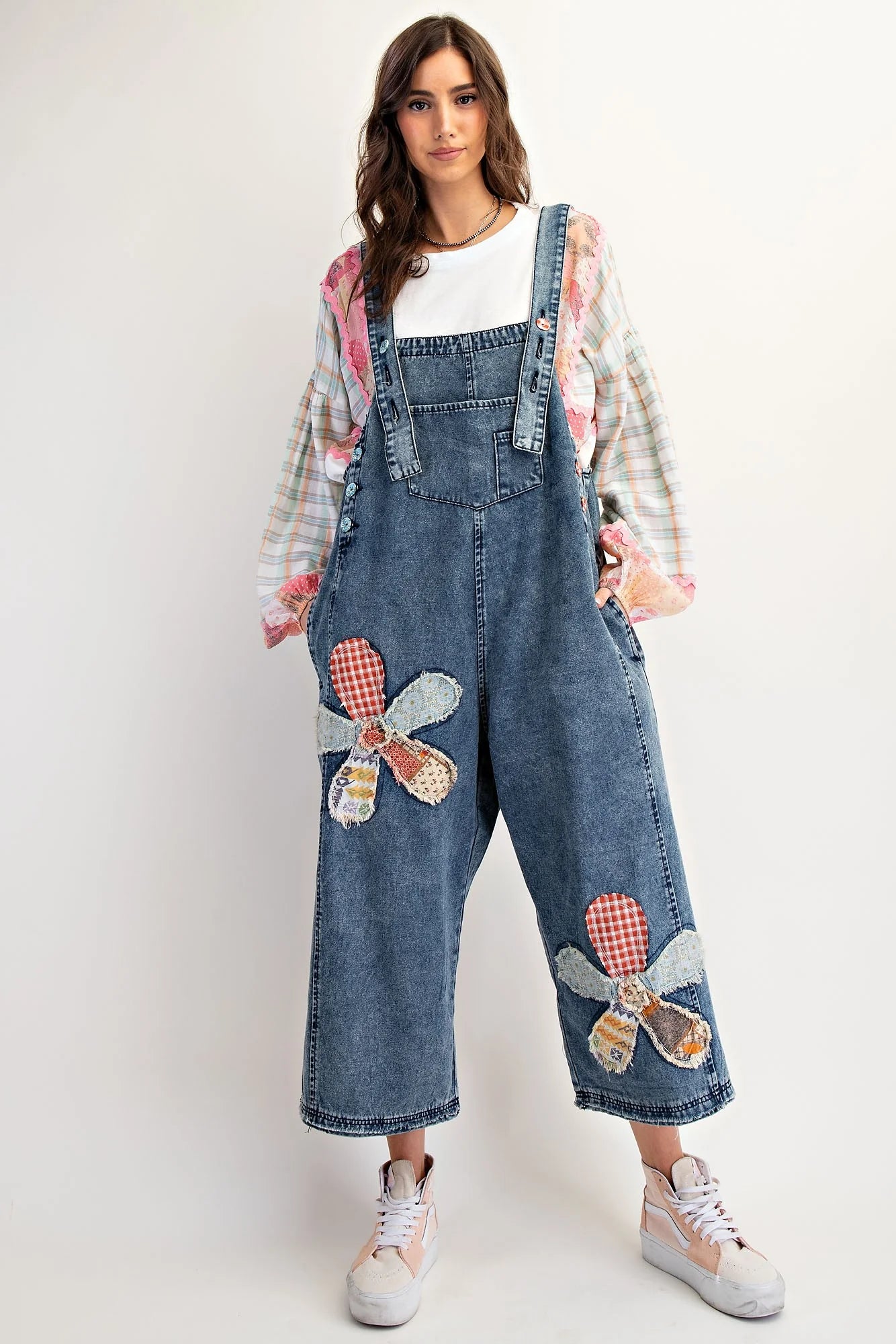 Flower Patch Boho Overalls