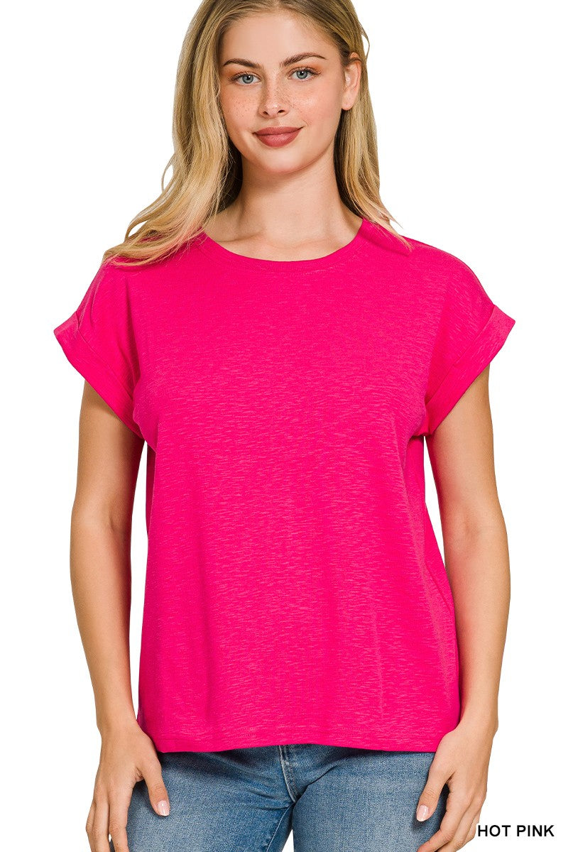 Cotton Modal Slub T-Shirt