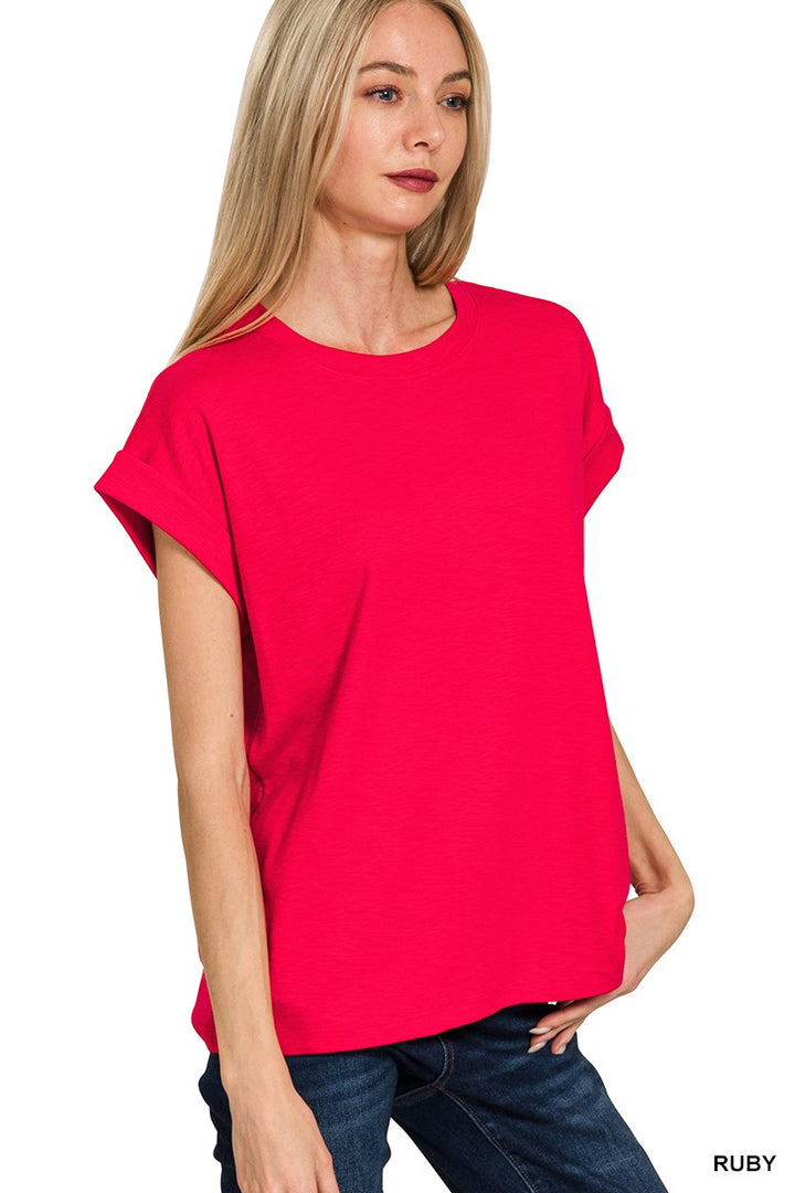 Cotton Modal Slub T-Shirt