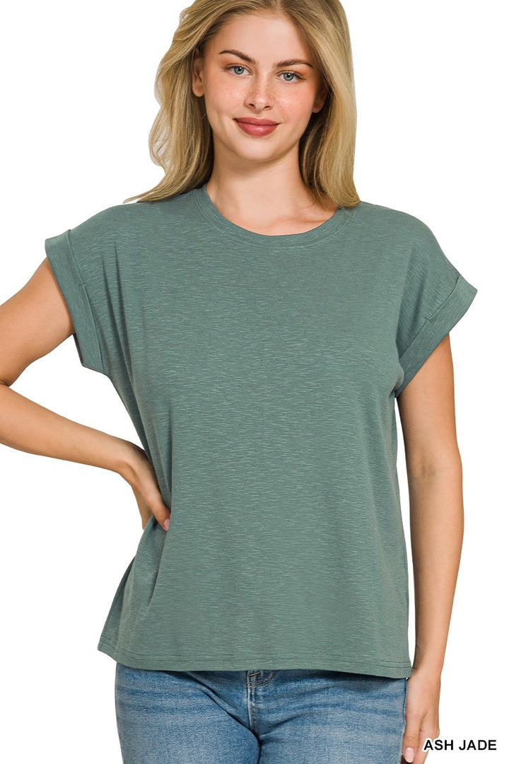 Cotton Modal Slub T-Shirt