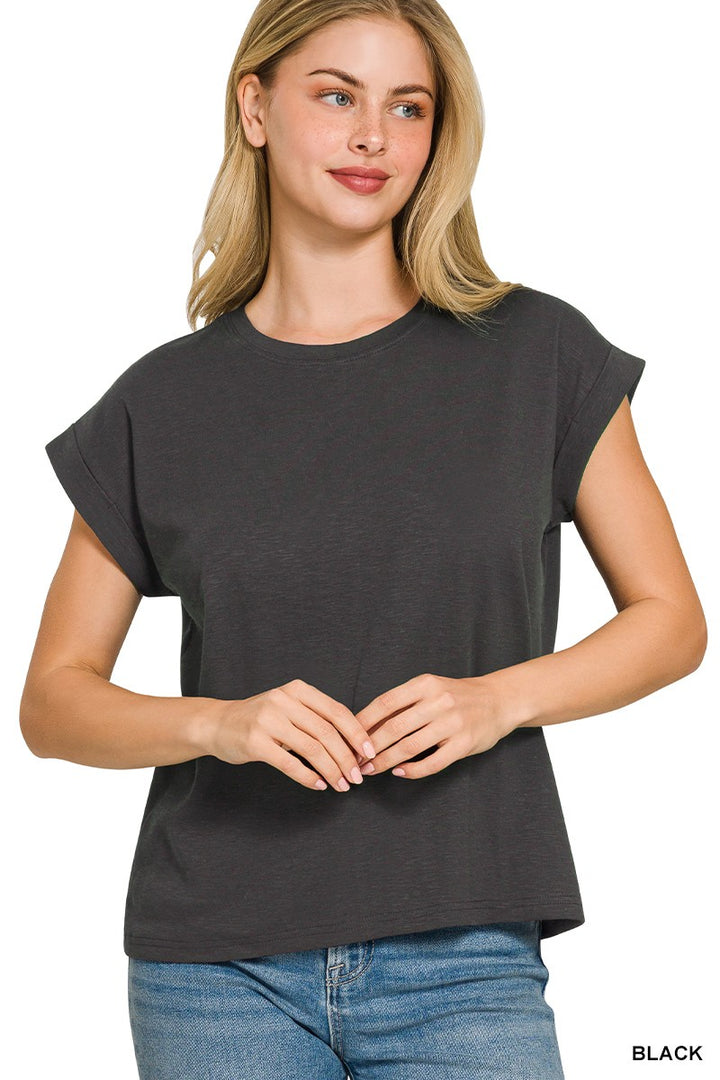 Cotton Modal Slub T-Shirt