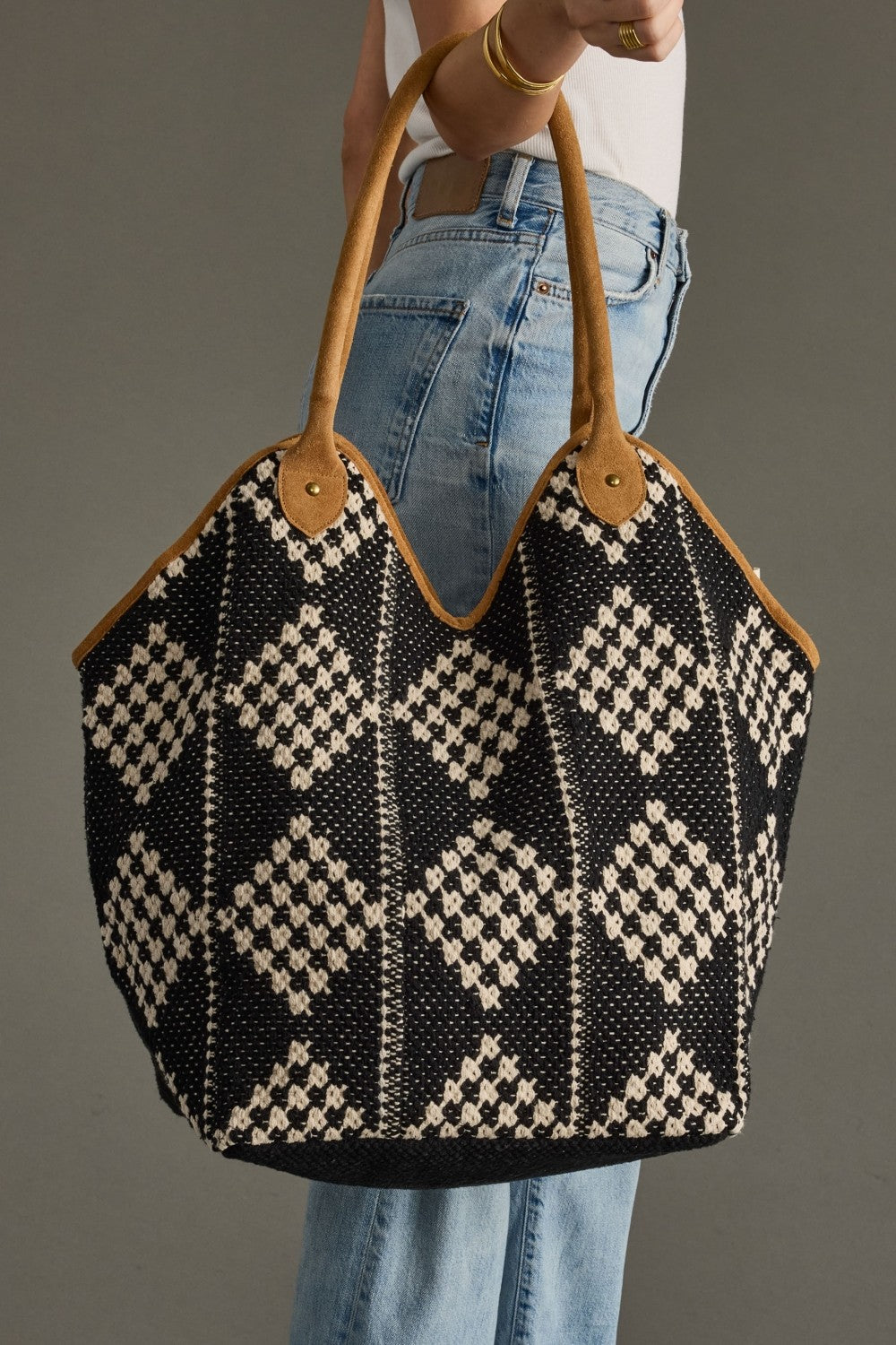 Free Spirit Diamond Pattern Tote