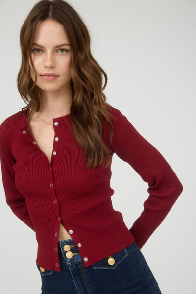 Snapline Knit Cardigan (2 colors)