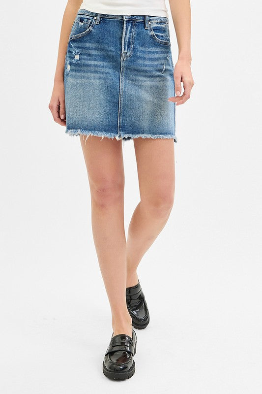 Ginny's Pencil Jean Skirt