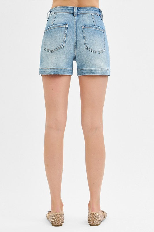 Nila High Rise Patch Pocket Shorts