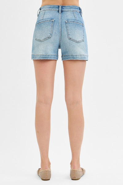 Nila High Rise Patch Pocket Shorts