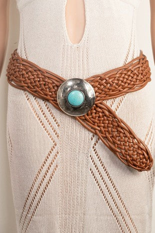 Coastal Cowgirl Weave Belt
