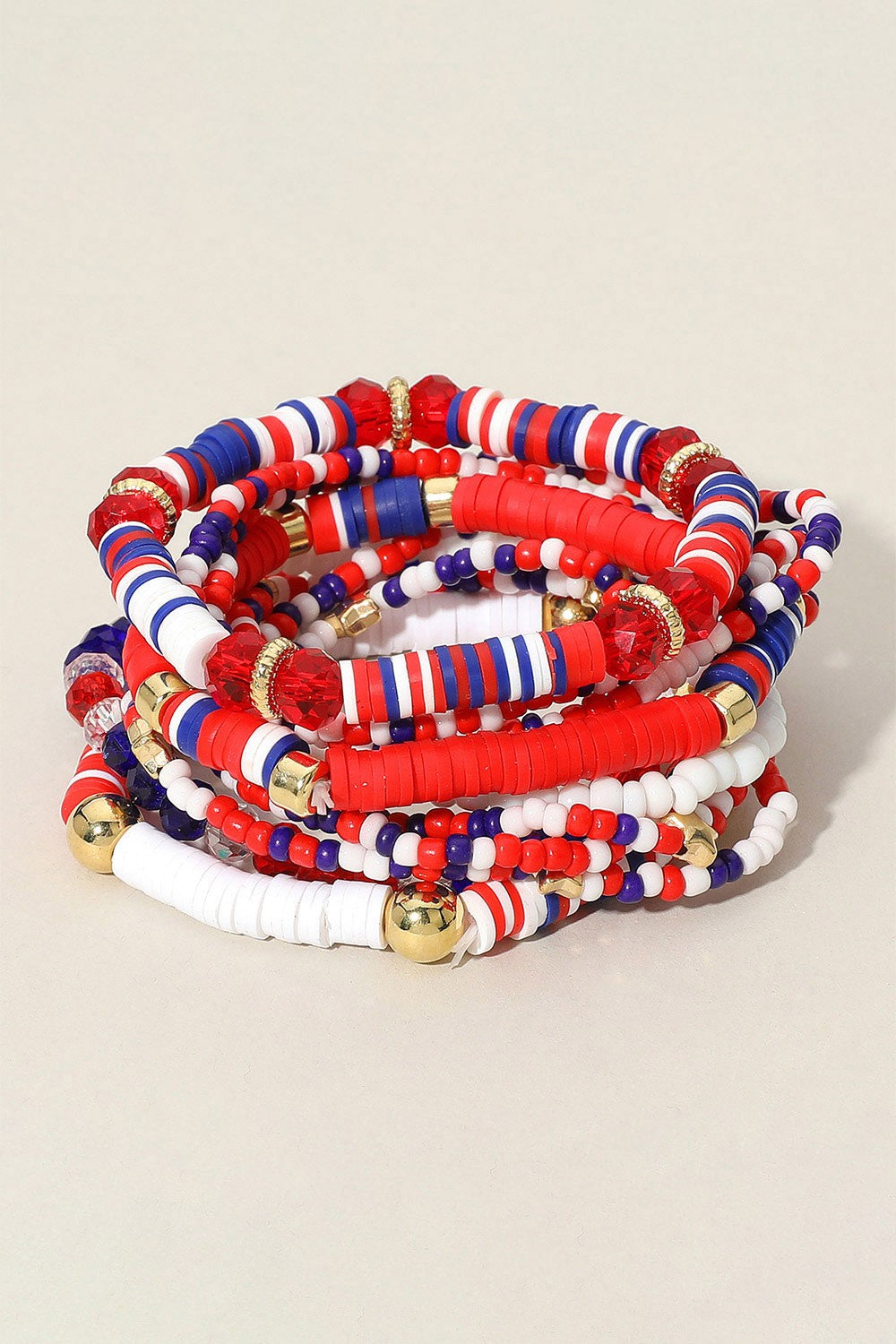 Patriotic Stretch Bracelet Set