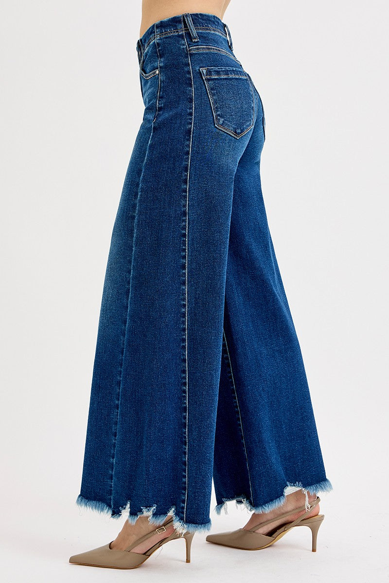 Bestie Wide Leg Panel Jeans by Risen