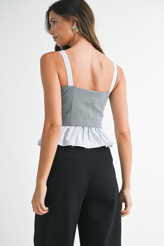 Market Stroll Peplum Top