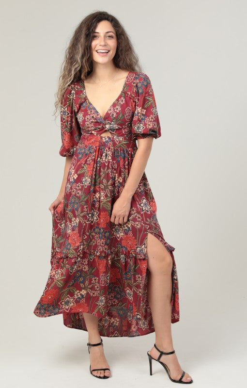 Rustic Rose Maxi Dress