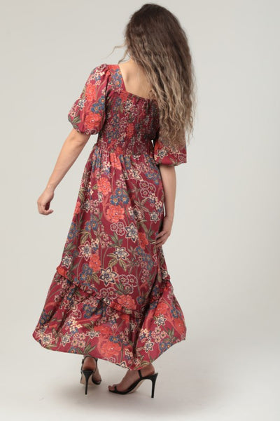 Rustic Rose Maxi Dress