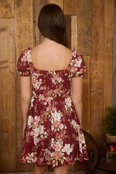 Autumn Tangle Mini Dress