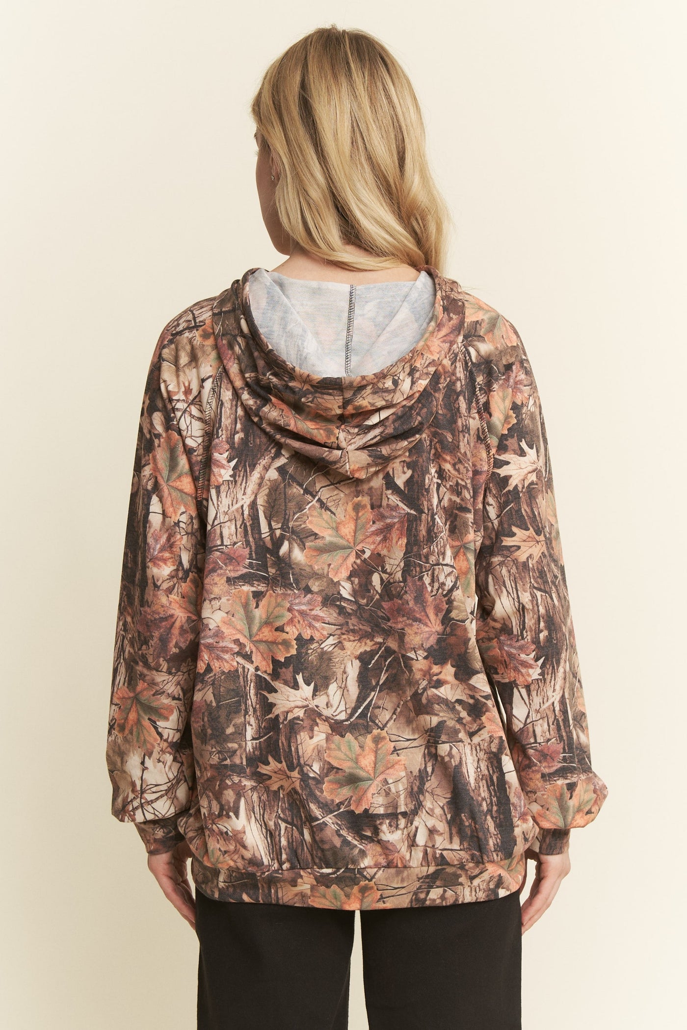 Copper Leaf Camo Hoodie