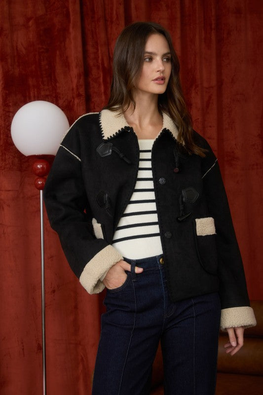 Black Fall Suede Jacket