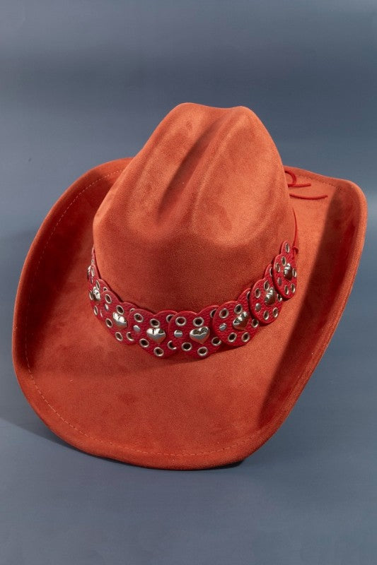 Rusted Hearts Cowgirl Hat