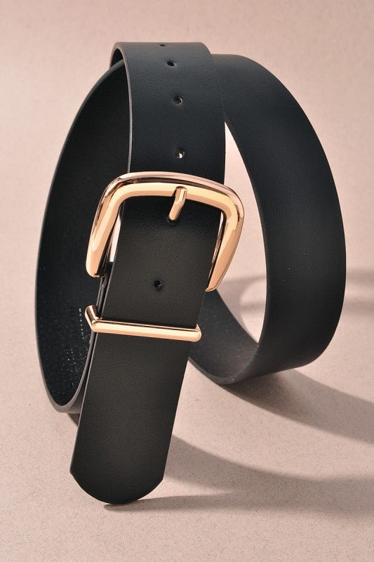 High Noon Classic Faux Leather Belt (2 colors)