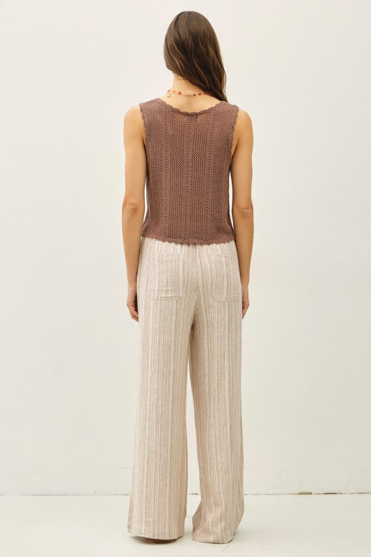 Breezy Fasting Crochet Vest (2 Colors)