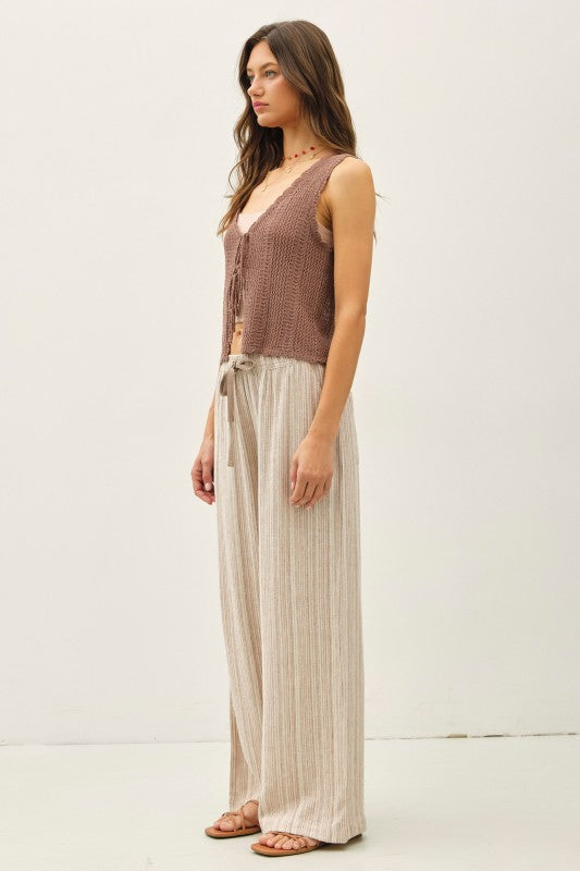 Breezy Fasting Crochet Vest (2 Colors)