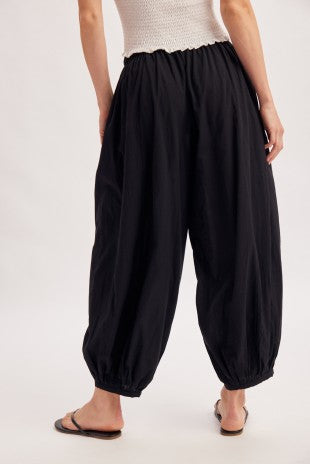 Boho Black Balloon Pants