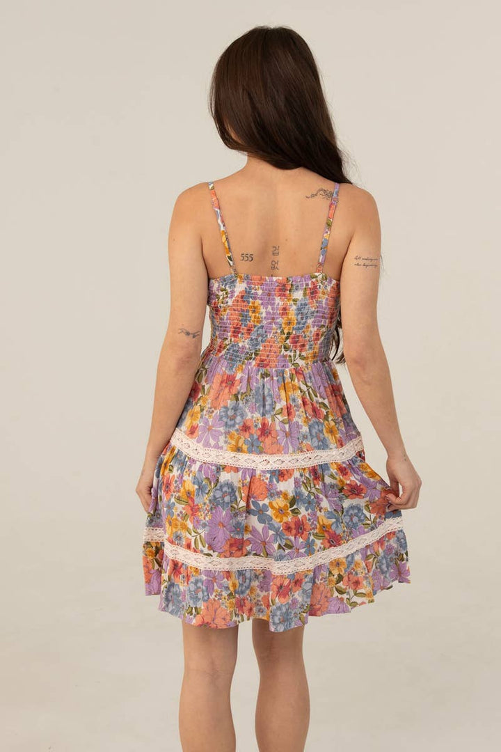 Petal Rain Mini Sundress