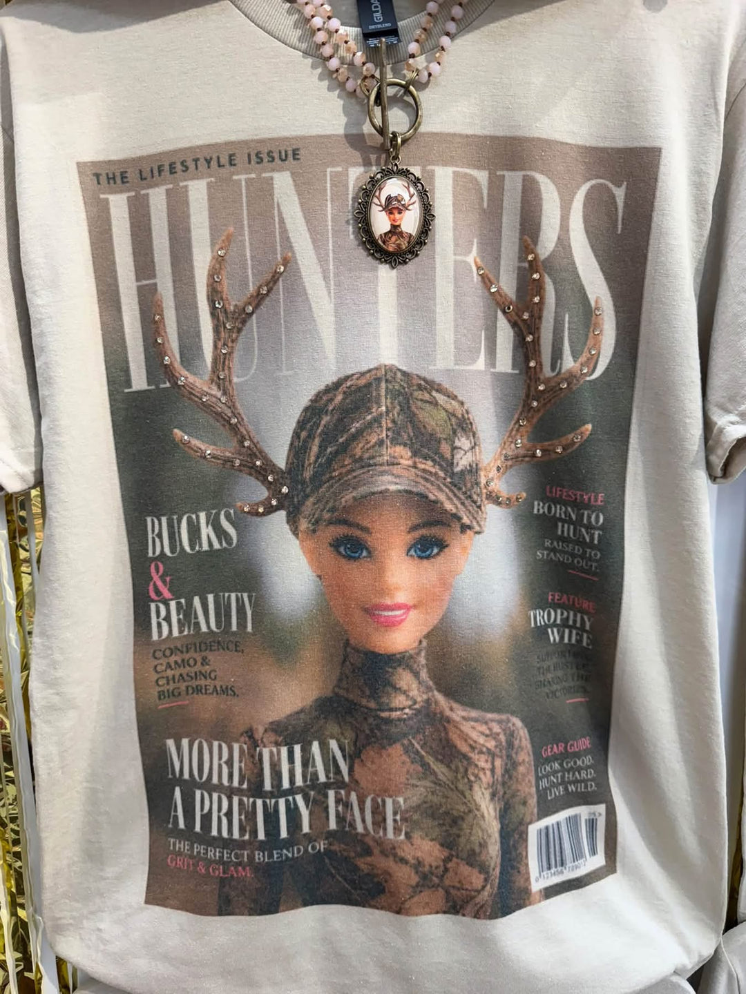 Hunter Barbie Magazine Cover Tee