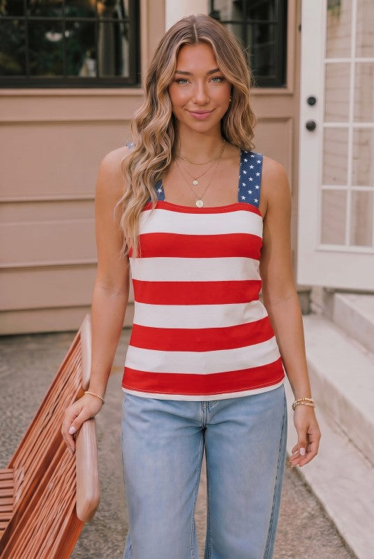 All American Stripe Tank