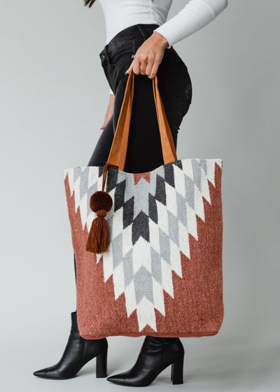 Adobe Aztec Woven Tote